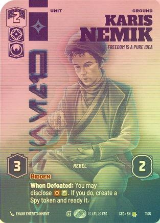 Karis Nemik - Freedom is a Pure Idea (Prestige Foil) - 1105 - Rare (Foil)