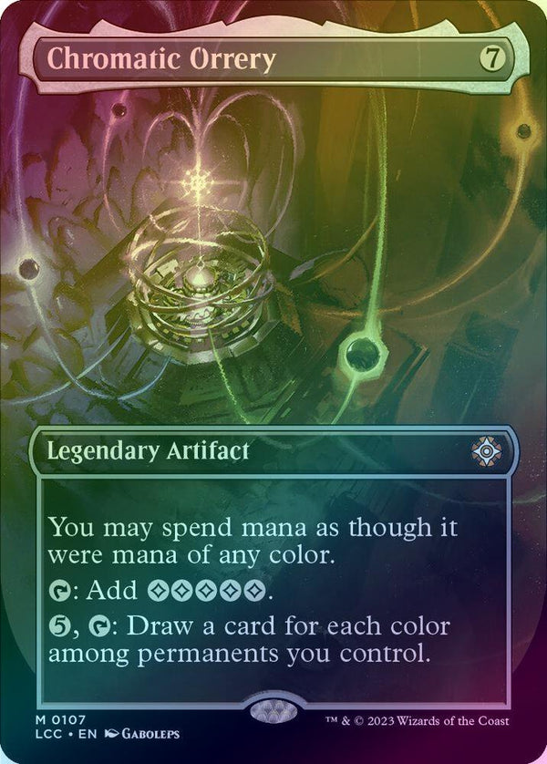 Chromatic Orrery - Borderless (Foil) (LCC)