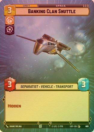 Banking Clan Shuttle (Hyperspace) - 921 - Common (Foil)