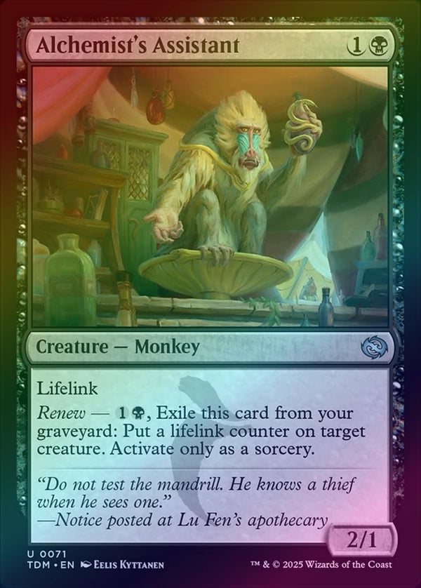 Alchemist's Assistant (Foil) (TDM)
