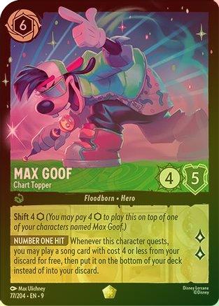 Max Goof (Chart Topper) - 77/204 - Legendary (Foil)