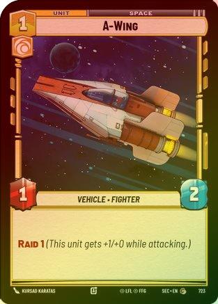 A-Wing (Foil) - 723 - Common (Foil)