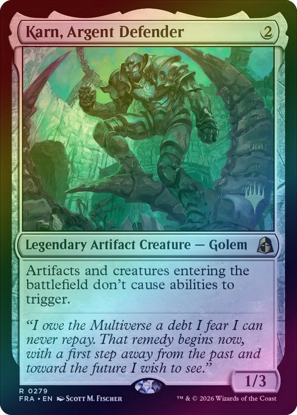 Karn, Argent Defender - Promo Pack (Foil) (PFRA)