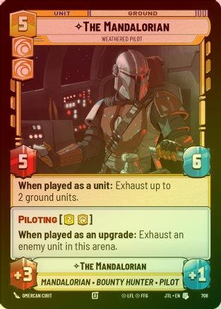 The Mandalorian - Weathered Pilot - 708 - Uncommon (Foil)