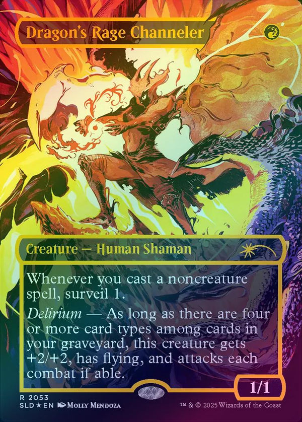Dragon's Rage Channeler - EVERYTHING IS ON FIRE (Raised Foil) (SLD)
