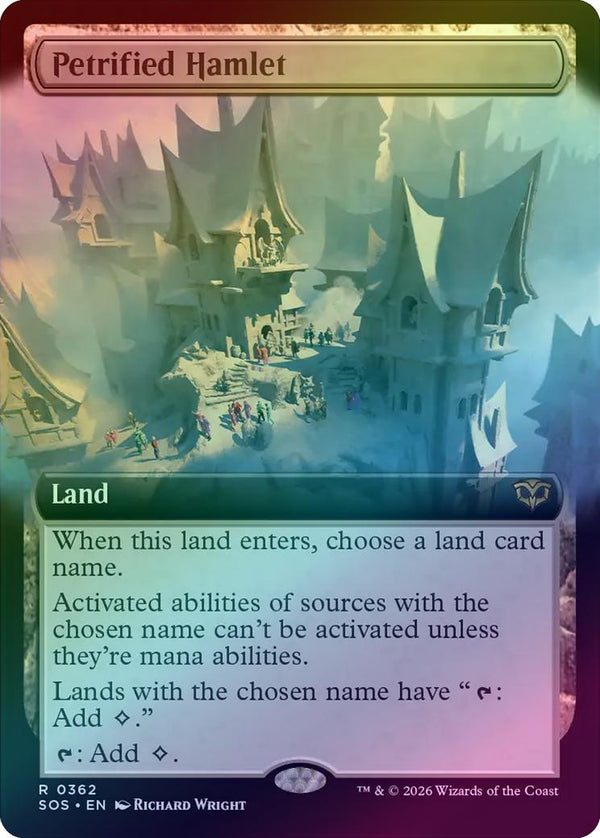 Petrified Hamlet - Extended Art (Foil) (SOS)