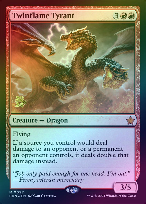 Twinflame Tyrant - Prerelease Promo (Foil) (PFDN)