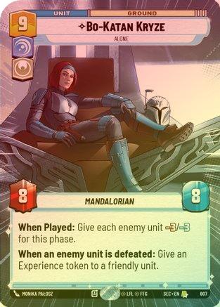 Bo-Katan Kryze - Alone (Hyperspace Foil) - 807 - Rare (Foil)