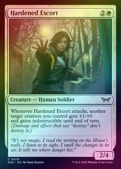 Hardened Escort (Foil) (DSK)