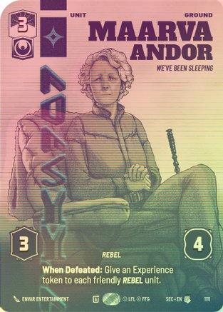 Maarva Andor - We've Been Sleeping (Prestige Foil) - 1111 - Uncommon (Foil)