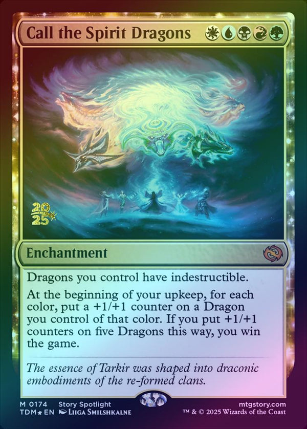 Call the Spirit Dragons - Prerelease Promo (Foil) (PTDM)