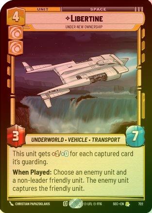 Libertine - Under New Ownership (Foil) - 722 - Rare (Foil)