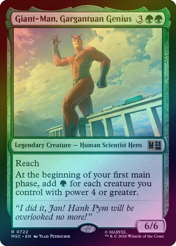 Giant-Man, Gargantuan Genius (Foil) (MSC) (Pre-Order)
