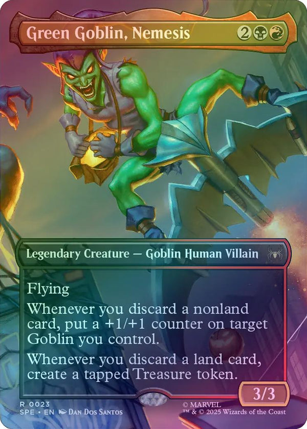 Green Goblin, Nemesis - Borderless Scene (Foil) (SPE)