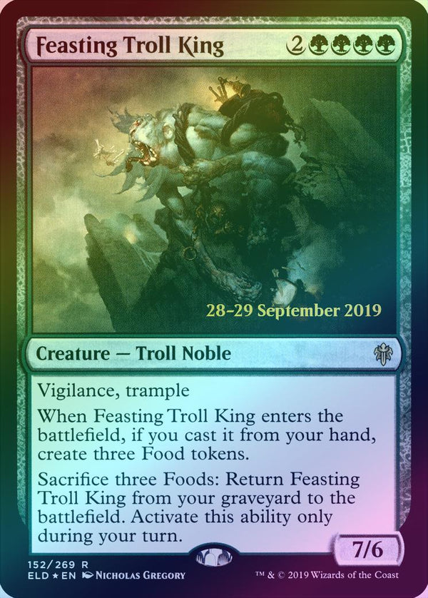 Feasting Troll King - Prerelease Promo (Foil) (PELD)