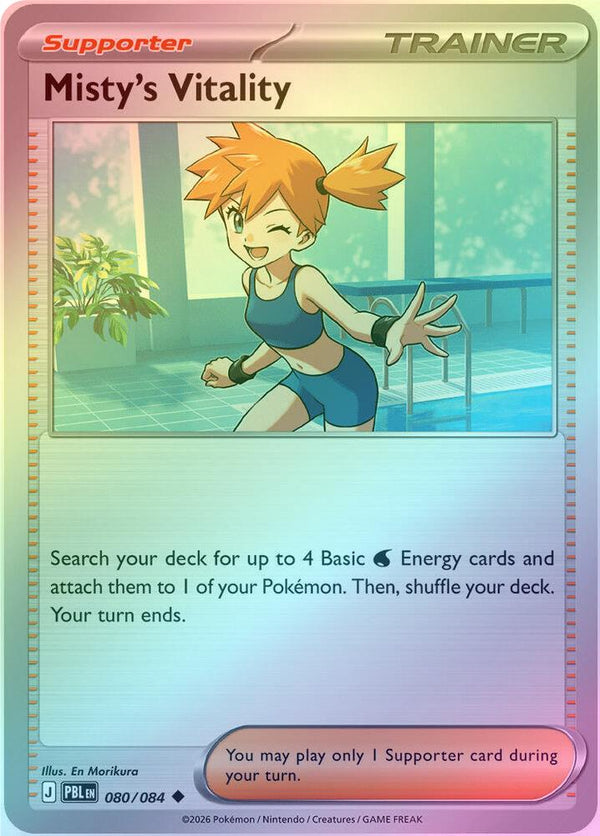 Misty's Vitality - 080/084 - Uncommon - Reverse Holo