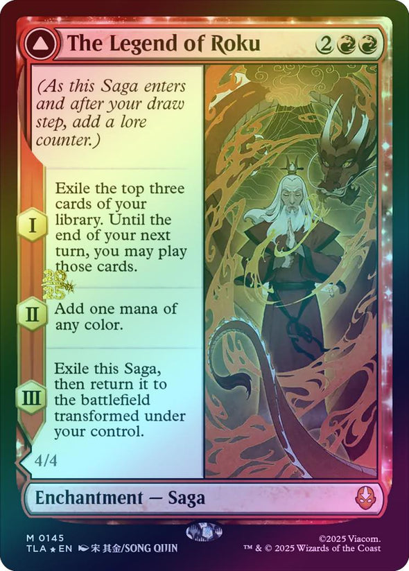 The Legend of Roku // Avatar Roku - Prerelease Promo (Foil) (PTLA)