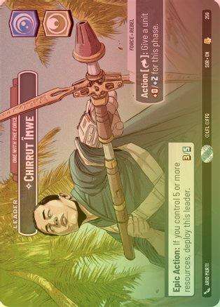 Chirrut Imwe - One With The Force - 256 - Showcase (Foil)