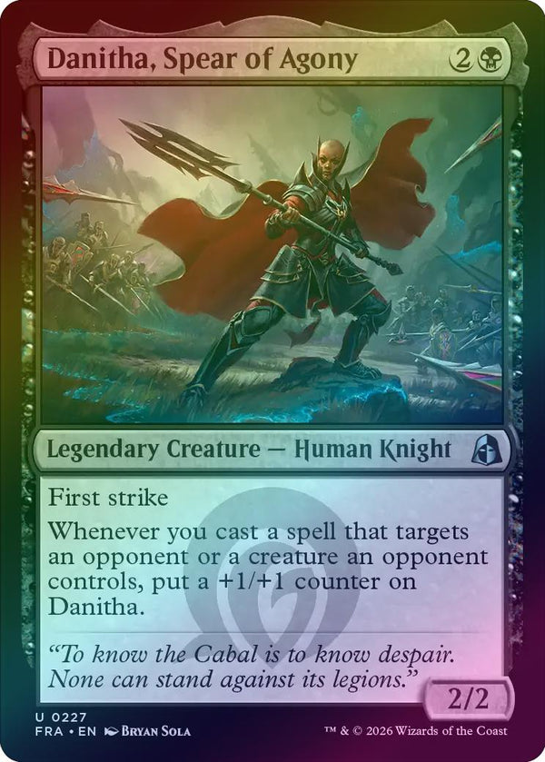 Danitha, Spear of Agony (Foil) (FRA)