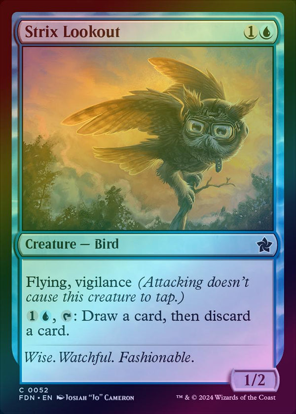 Strix Lookout (Foil) (FDN)