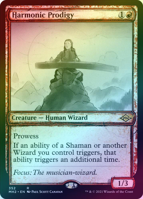 Harmonic Prodigy - Sketch Showcase (Foil) (MH2)