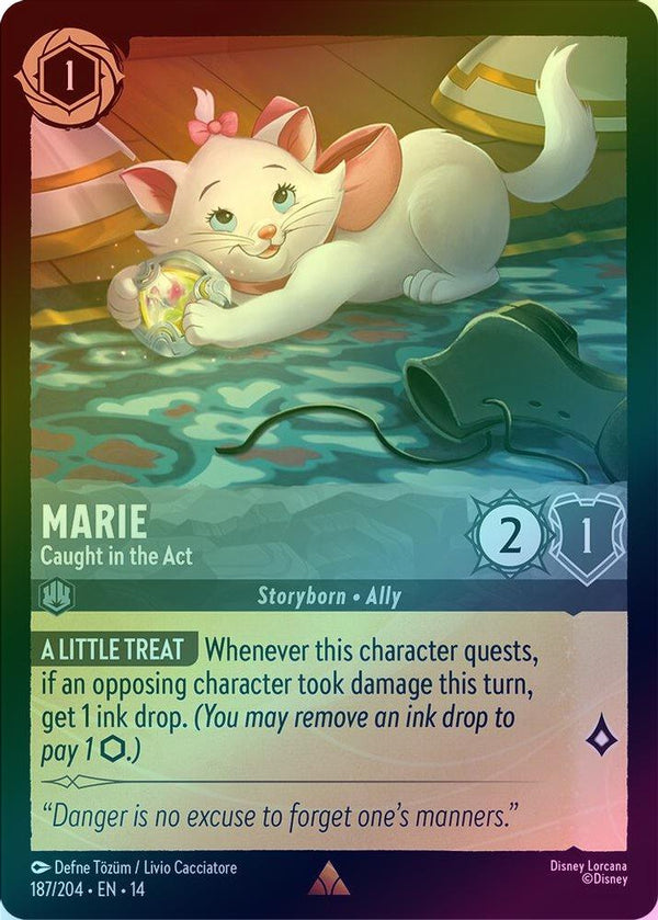 Marie (Caught in the Act) - 187/204 - Rare (Foil)