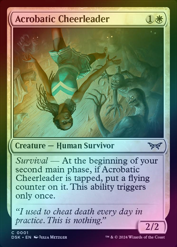 Acrobatic Cheerleader (Foil) (DSK)
