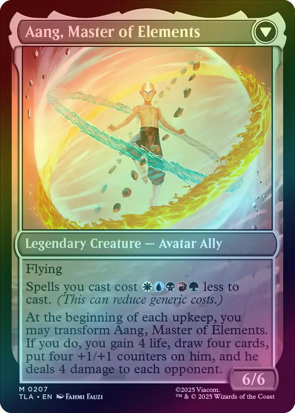 Avatar Aang // Aang, Master of Elements (Foil) (TLA)