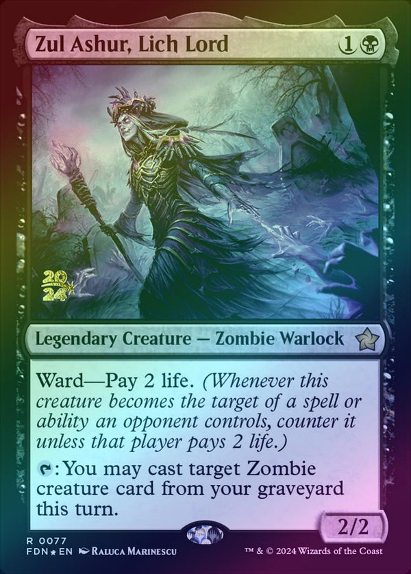 Zul Ashur, Lich Lord - Prerelease Promo (Foil) (PFDN)