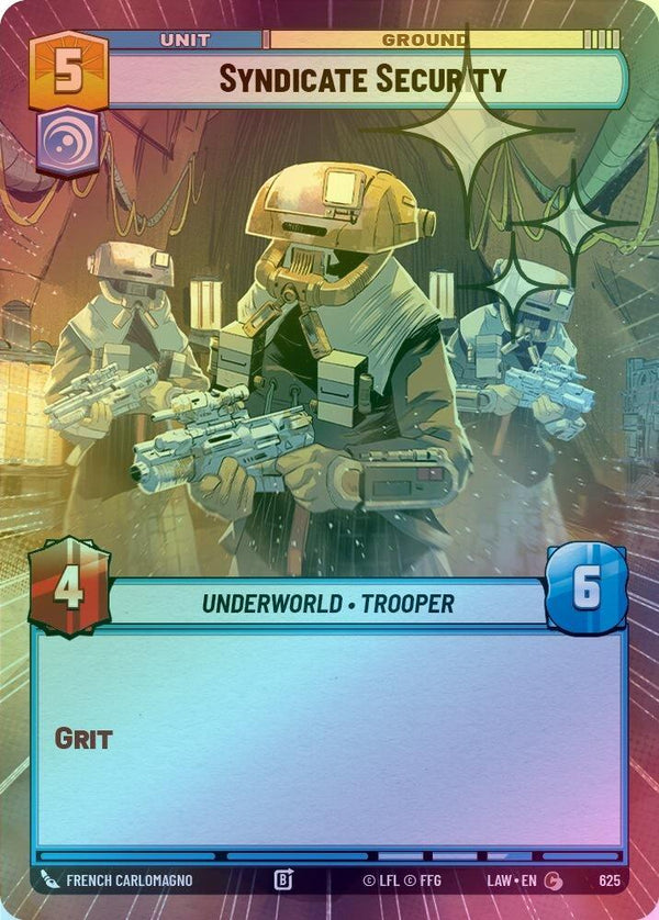 Syndicate Security (Hyperspace Foil) - 625 - Common (Foil)