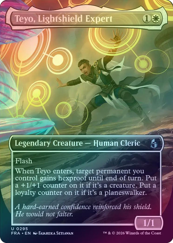 Teyo, Lightshield Expert - Borderless Echo (Foil) (FRA)