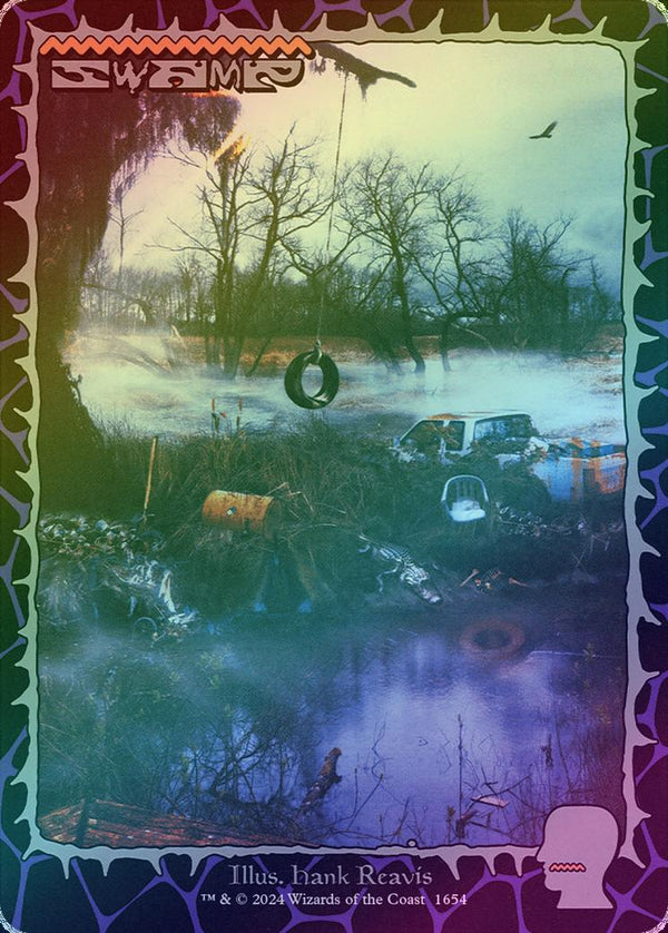 Swamp (1654) - Brain Dead: Lands (Rainbow Foil) (SLD)