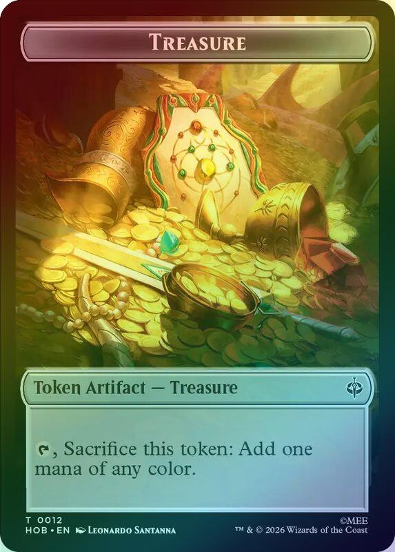 Goblin Army (003) // Treasure (012) Token (Foil) (THOB)