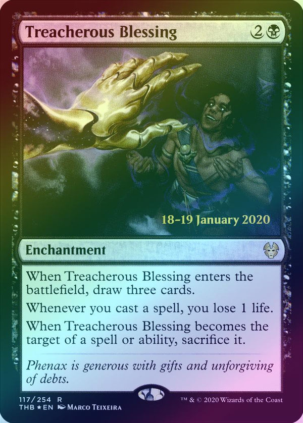 Treacherous Blessing - Prerelease Promo (PTHB) (Foil)