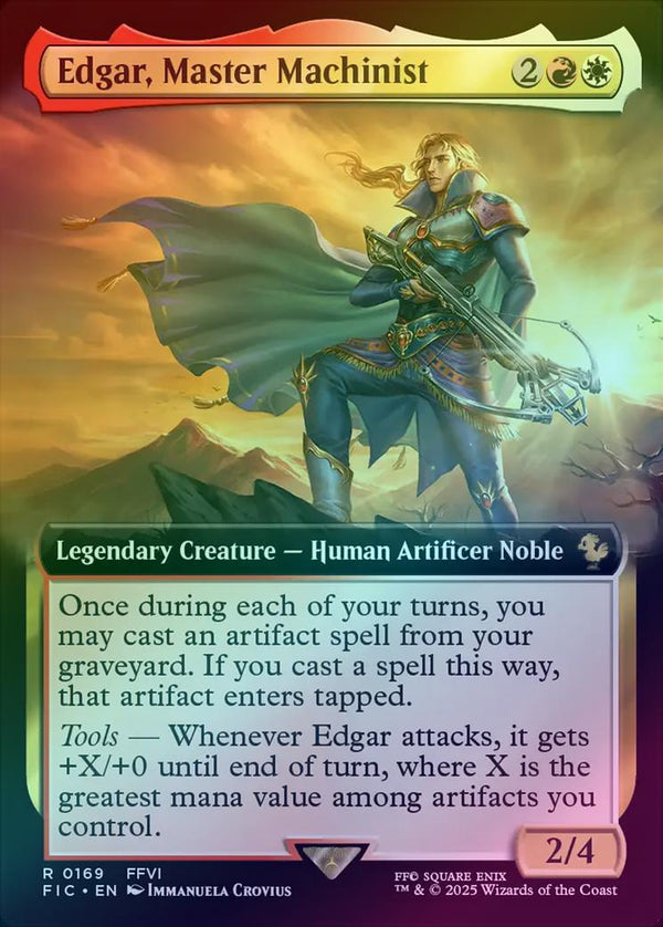 Edgar, Master Machinist - Extended Art (Foil) (FIC)