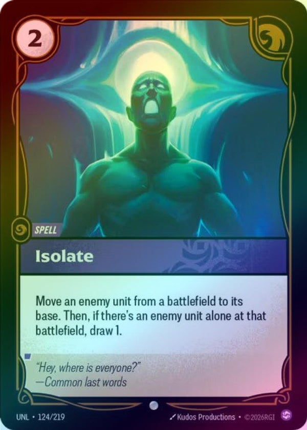 Isolate - 124/219 - Common (Foil)