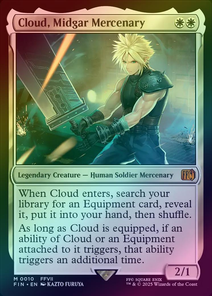 401 Games Canada - Cloud, Midgar Mercenary (Foil) (FIN)