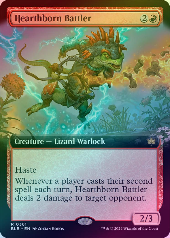 Hearthborn Battler - Extended Art (Foil) (BLB)