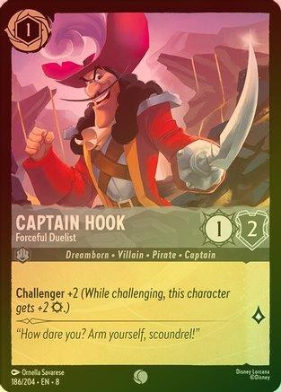 Captain Hook (Forceful Duelist) - 186/204 - Common (Foil)
