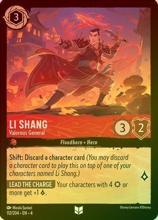 Li Shang (Valorous General) - 112/204 - Uncommon (Foil)