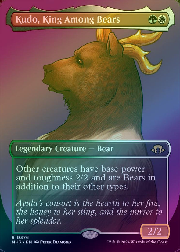 Kudo, King Among Bears - Borderless (Foil) (MH3)