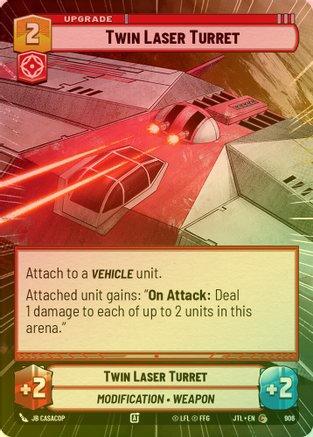 Twin Laser Turret (Hyperspace) - 906 - Common (Foil)