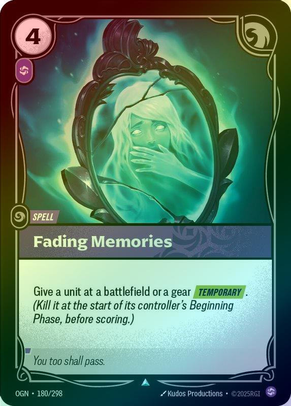 Fading Memories - 180/298 - Uncommon (Foil)