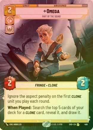 Omega - Part of the Squad (Hyperspace) - 466 - Rare (Foil)