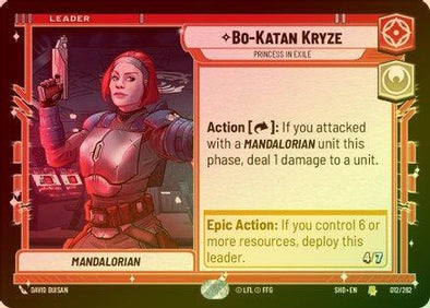 Bo-Katan Kryze - Princess in Exile - 012/262 - Rare (Foil)