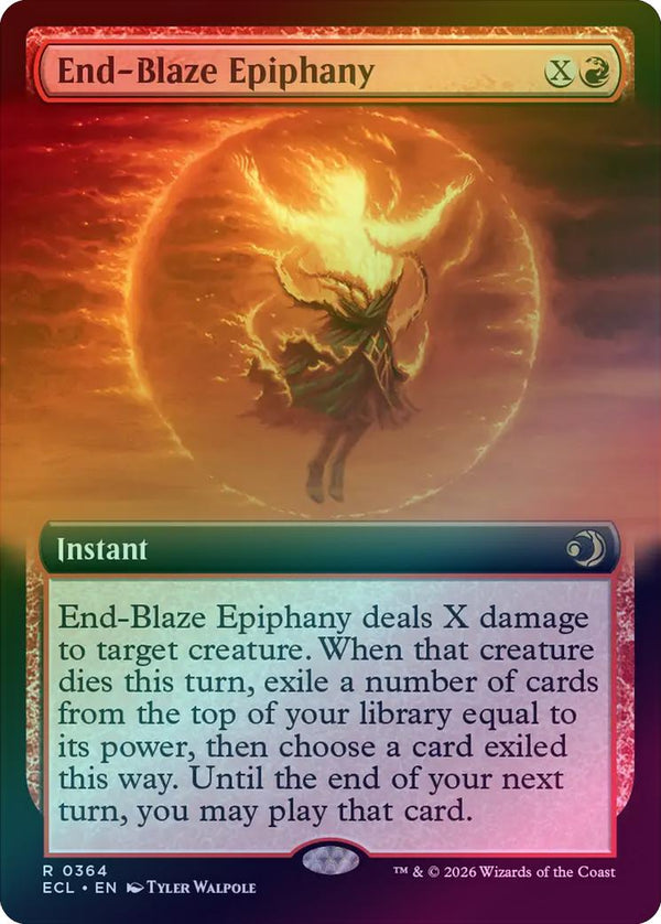 End-Blaze Epiphany - Extended Art (Foil) (ECL)