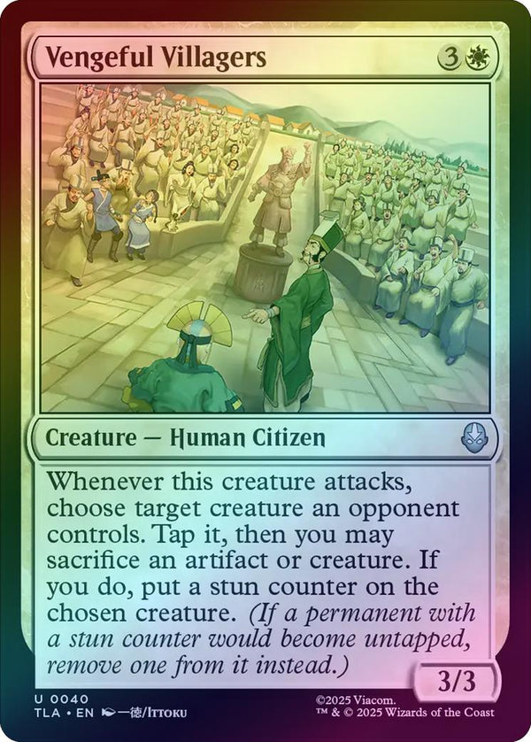 Vengeful Villagers (Foil) (TLA)