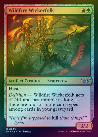 Wildfire Wickerfolk (Foil) (DSK)