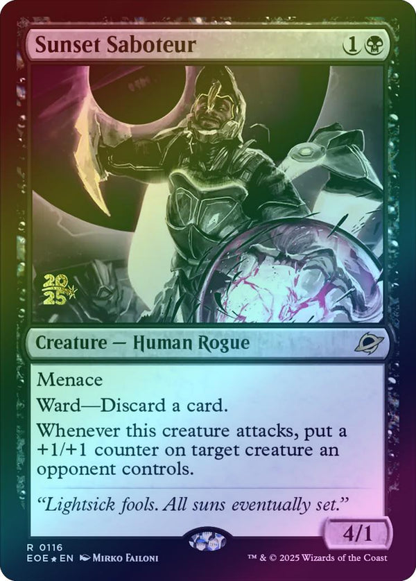 Sunset Saboteur - Prerelease Promo (Foil) (PEOE)