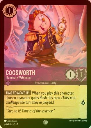 Cogsworth (Illuminary Watchman) - 37/204 - Common (Foil)